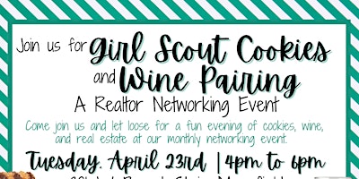 Hauptbild für Girl Scout Cookie & Wine Pairing - Realtor Networking Event