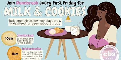 "Milk & Cookies" Breastfeeding Peer-Support & Playdate primary image