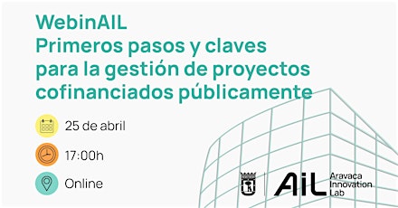 Inicios y claves para la gestión de proyectos cofinanciados públicamente.