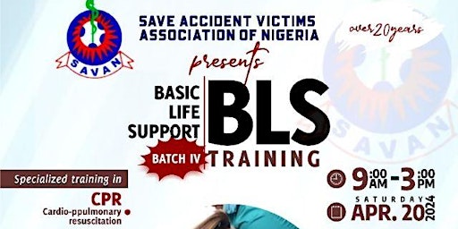 Imagem principal do evento SAVAN 2024 BASIC LIFE SUPPORT (BLS) TRAINING a