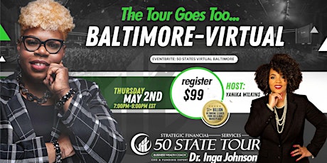 50 STATES TOUR: BUSINESS FUNDING BLUEPRINTS: BALTIMORE VIRTUAL