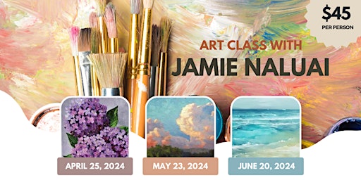 Primaire afbeelding van June Art Class W/ Jamie Naluai at The Fenwick Inn