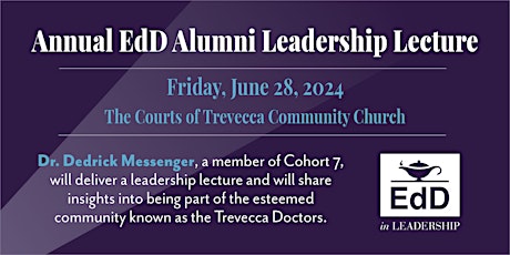 Trevecca EdD Alumni Dinner and Leadership Lecture primary image