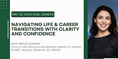 Imagem principal do evento Navigating Life & Career Transitions with Clarity and Confidence