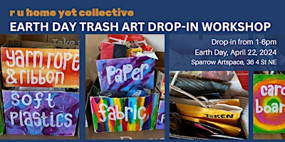 Primaire afbeelding van Earth Day Trash Art drop-in Workshop