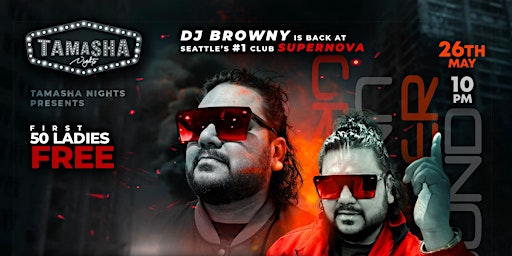 SEATTLE BOLLYWOOD RAVE FT. DJ BROWNY @SUPERNOVA NIGHTCLUB  primärbild