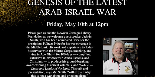 Imagem principal do evento Lunch & Learn:  Genesis of the Latest Arab-Israel War