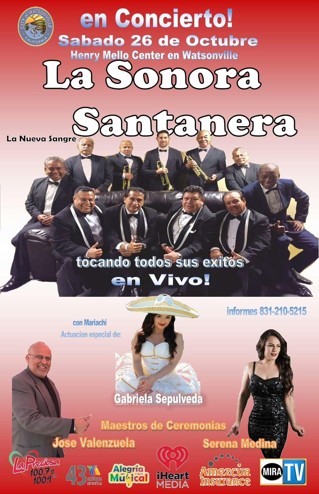 La Sonora Santanera en Concierto - 26 OCT 2019