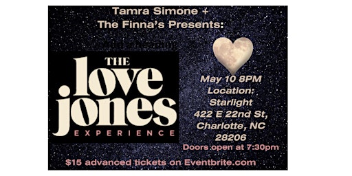 Tamra Simone + The Finna's Presents: A Love Jones Experience primary image