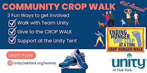 Primaire afbeelding van CROP Walk - Let's come together to fight hunger and support our community