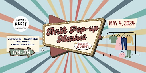 Imagem principal do evento Thrift Pop-up Market
