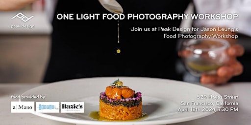 Image principale de One Light Food Photography Workshop