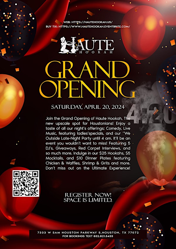 Haute Hookah Grand Opening! Influencer & Star Studded Red Carpet Affair!