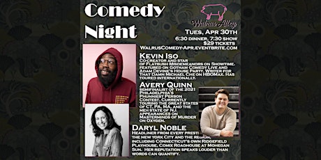 April Comedy Night at Walrus Alley