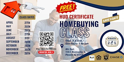 Imagem principal do evento HUD Certificate Homebuying Class