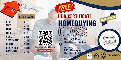 Immagine principale di HUD Certificate Homebuying Class 