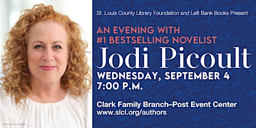 Imagem principal de Author Event - Jodi Picoult, "By Any Other Name"