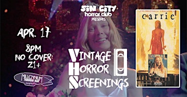 Imagem principal do evento Vintage Horror Screenings Movie Night - CARRIE