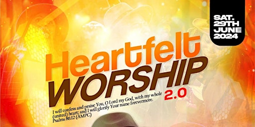 Image principale de Heartfelt worship conference