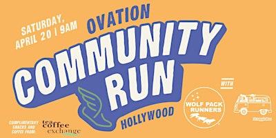 Primaire afbeelding van Ovation Community Run:  Wolf Pack Runners & Struggle Bus Run Club
