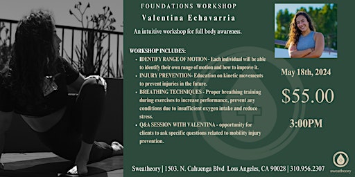 Imagem principal de Foundations Workshop - An intuitive workshop for full body awareness.