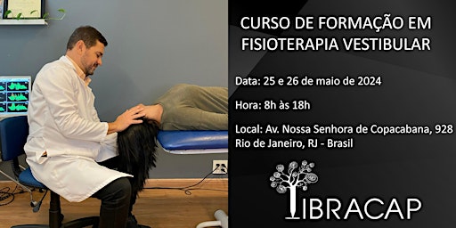 Imagem principal do evento Formação em Fisioterapia Vestibular, Prof. Dr. Andre Santos - MAIO/24