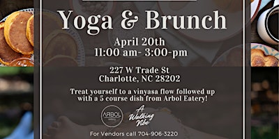 Image principale de A Walking Vibe Presents: Yoga and Brunch at Arbol Eatery