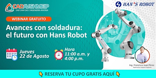 Hauptbild für Avances con soldadura: el futuro con Hans Robot