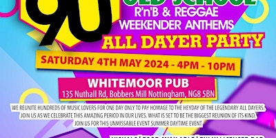 WE LIKE IT OLD SKOOL - RnB & Reggae Bank Holiday Special 4th May primary image