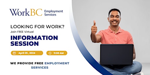 Hauptbild für WorkBC Midtown FREE Information Session on Employment Services