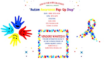 Primaire afbeelding van Autism Awareness Pop-Up Shop