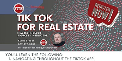 Imagen principal de TikTok for Realtors Workshop Summary