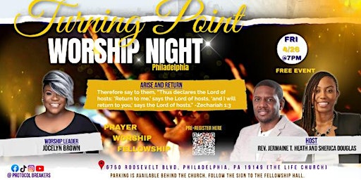 Primaire afbeelding van TurningPoint Worship Night - Philadelphia