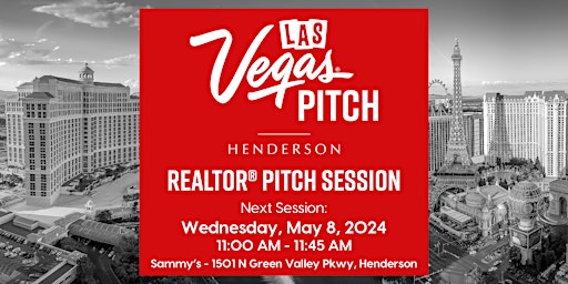 Imagem principal de Las Vegas REALTOR® Pitch Sessions - Henderson