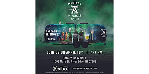 Primaire afbeelding van Ardbeg Masters of Smoke Tour Comes to River Edge