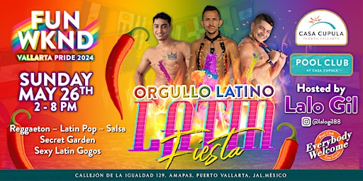 Orgulloso Latino Pool Party at Casa Cupula | VALLARTA PRIDE 2024 Edition  primärbild