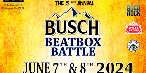 Hauptbild für Busch Beatbox Battle [JUNE 7th and 8th]