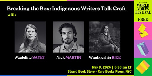 Image principale de Breaking the Box: Indigenous Writers Talk Craft