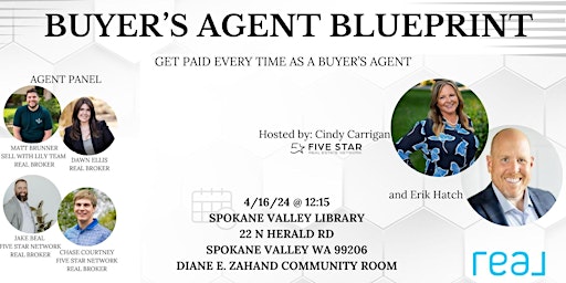 Image principale de Buyers Agent Blueprint-Lunch and Learn