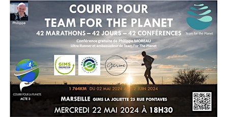 Courir pour Team for The Planet - Marseille