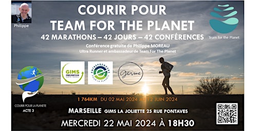 Immagine principale di Courir pour Team for The Planet - Marseille 