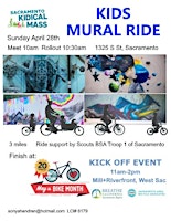 Imagen principal de Kids Mural Ride to May is Bike Month Kick-Off Event