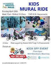 Kids Mural Ride to May is Bike Month Kick-Off Event