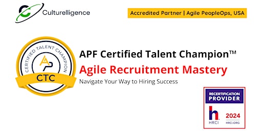 APF Certified Talent Champion™ (APF CTC™) | May 6-7, 2024 primary image