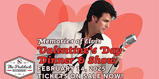 Imagem principal do evento Chris MacDonald's "Memories of Elvis"  Valentine's Day Dinner & Show