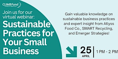 Hauptbild für Sustainable Practices for Your Small Business