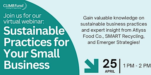 Primaire afbeelding van Sustainable Practices for Your Small Business