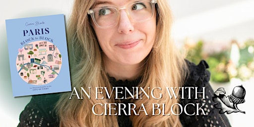 An Evening with Cierra Block: The Art of Exploring Cities Block by Block primary image