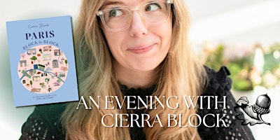 An Evening with Cierra Block: The Art of Exploring Cities Block by Block primary image