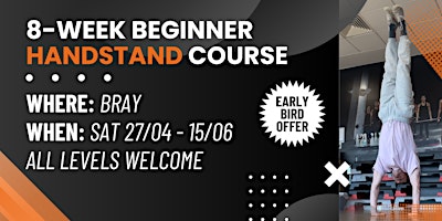 8-Week Beginner Handstand Course primary image
